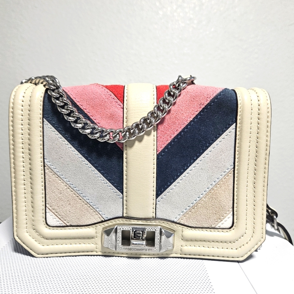 Rebecca Minkoff Multicolor Chevron Crossbody Bag